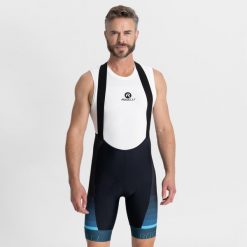 Spodenki Rogelli Hero II. Czarne szorty męskie Rogelli, bez wzorów, z elastanu. Za 468.00 zł.