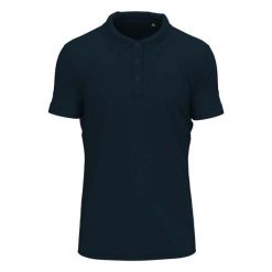 Męska, Rozciągliwa Koszulka Polo. Niebieskie koszulki polo męskie Stedman, l, bez wzorów, z bawełny, bez ramiączek. Za 107.99 zł.