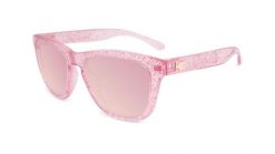 Dziecięce okulary przeciwsłoneczne - kategoria 3 z polaryzacją - Pink Sparkle. Różowe okulary przeciwsłoneczne dziecięce KNOCKAROUND. Za 130.90 zł.