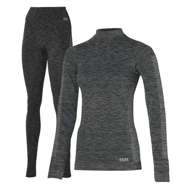 Heat Keeper zestaw termiczny Damskie Premium - koszulka + legginsy termoaktywne. Czarne bielizna termoaktywna damska HEAT KEEPER, l, bez wzorów. W wyprzedaży za 199.99 zł.