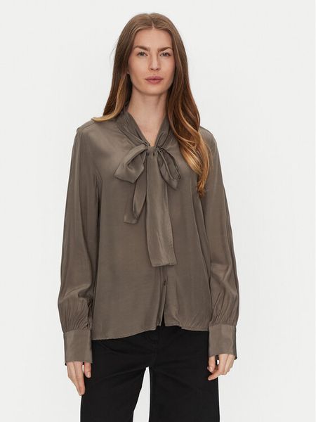 Gap Bluzka 618636-00 Brązowy Regular Fit. Brązowe bluzki damskie GAP, m, bez wzorów, z syntetyku, bez kołnierzyka, bez ramiączek. Za 189.99 zł.