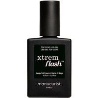 Manucurist - Top Coat Xtrem Flash - Żelowy Top Coat - green Flash Top Coat Xtrem Flash - Dla Kobiet. Zielone topy damskie Manucurist, bez wzorów, bez kołnierzyka. Za 109.00 zł.