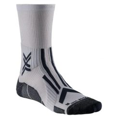 Skarpety do biegania X-Socks Trailrun Perform Crew. Szare skarpetki damskie XBIONIC, bez wzorów. Za 97.99 zł.