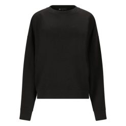 Bluza damska Athlecia Crecy. Czarne bluzy bez kaptura damskie Athlecia, z materiału. Za 159.00 zł.