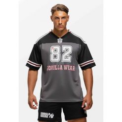 Tyler Koszulka piłkarska - Czarny/Biały. Białe t-shirty sportowe męskie GORILLA WEAR, bez ramiączek, na fitness i siłownię. Za 204.00 zł.