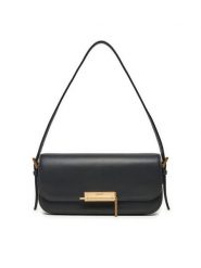 DKNY Torebka Bianca Ew Shoulder R433KG59 Czarny. Czarne torebki klasyczne damskie DKNY, bez wzorów, ze skóry, bez dodatków. Za 749.99 zł.