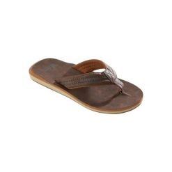Japonki Carver męskie. Brązowe klapki i japonki męskie Quiksilver, z kauczuku. Za 99.99 zł.