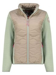 ANAPURNA Kurtka hybydrowa "Tahitiana" w kolorze jasnozielono-beżowym rozmiar: XL. Brązowe kurtki damskie ANAPURNA, xl, bez wzorów, bez kaptura. Za 209.33 zł.