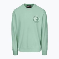 Bluza męska Pitbull Planet Surf Crewneck Sweatshirt. Zielone bluzy bez kaptura męskie PITBULL, bez wzorów, sportowe, bez kołnierzyka, bez ramiączek. Za 199.99 zł.