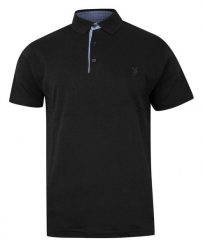 Koszulka POLO, Czarna Casualowa, Męska, Krótki Rękaw, Jednokolorowa, T-shirt. Czarne koszulki polo męskie Expoman, m, bez wzorów, z bawełny, bez ramiączek. Za 109.00 zł.