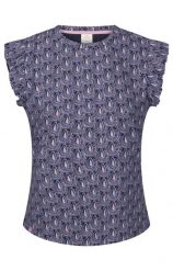 Trespass Salma - damska koszulka z nadrukiem Navy. Niebieskie t-shirty damskie 2117 OF SWEDEN, m, bez wzorów, z dżerseju, bez kołnierzyka. Za 56.25 zł.