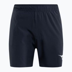 Spodenki męskie Diadora Bermuda Icon. Niebieskie szorty męskie Diadora, z elastanu, bez kołnierzyka. Za 94.99 zł.