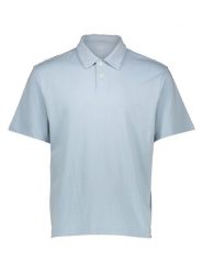 GAP Koszulka polo w kolorze błękitnym rozmiar: L. Niebieskie koszulki polo męskie GAP, l, bez wzorów, z bawełny, bez ramiączek. Za 60.95 zł.