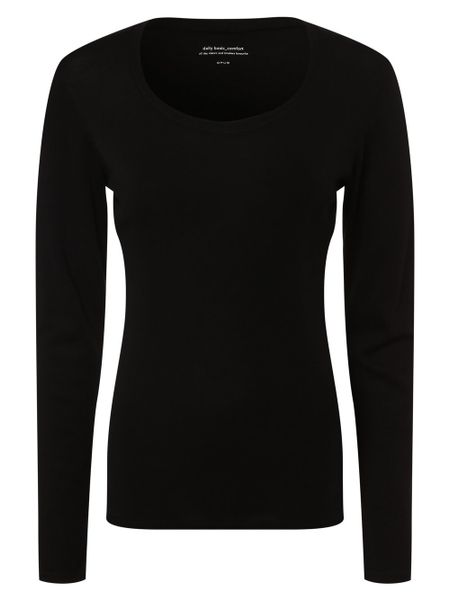 Opus koszulka z długim rękawem Kobiety Dżersej czarny, 36. Czarne t-shirty damskie Opus, uniwersalny, bez wzorów, z dżerseju, bez kołnierzyka. Za 149.95 zł.