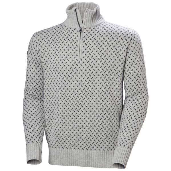 Sweter 1/4 zip Helly Hansen Arctic Icelander. Szare swetry męskie Helly Hansen, l, bez wzorów, z materiału, bez kołnierzyka. Za 775.50 zł.