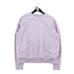 Second life - Bluza damska Y2K Vintage z okrągłym dekoltem - Stan bardzo dobry. Fioletowe bluzy bez kaptura damskie Fila, l, z materiału. Za 146.96 zł.