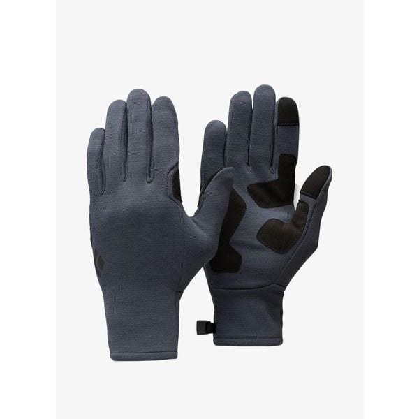 Rękawiczki wełniane Black Diamond Heavyweight Wool Liners. Szare rękawiczki damskie Black Diamond, bez wzorów, z wełny. Za 138.59 zł.