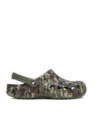 Crocs Klapki C-BAYA SEASONAL PRINTED CLOG 206230-3TC Zielony. Zielone klapki i japonki męskie Crocs, z tworzywa sztucznego. Za 239.99 zł.