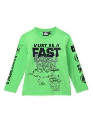 Original Marines Longsleeve JURASSIC WORLD DCAV2628B Zielony Regular Fit. Zielone t-shirty chłopięce Original Marines, bez wzorów, z bawełny, bez ramiączek. Za 59.99 zł.