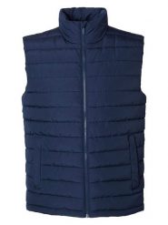 SELECTED HOMME Kamizelka pikowana w kolorze granatowym rozmiar: XL. Niebieskie kamizelki męskie Selected Homme, xl. Za 122.96 zł.