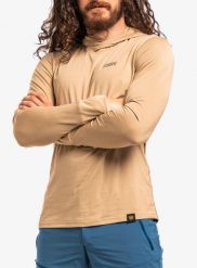 Bluza termoaktywna Turbat Hike Lite LS Hood Thermo T-Shirt. Brązowe bielizna termoaktywna męska TURBAT, m, bez wzorów, z elastanu. Za 164.99 zł.