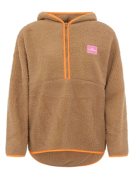 Zwillingsherz Bluza polarowa w kolorze jasnobrązowym rozmiar: L. Brązowe bluzy z kapturem damskie Zwillingsherz, l, z polaru. Za 158.10 zł.