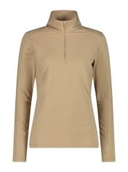 CMP Koszulka funkcyjna w kolorze beżowym rozmiar: 50. Brązowe bluzki sportowe damskie CMP, bez wzorów, z materiału, bez ramiączek. Za 82.83 zł.