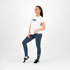Legginsy fitness damskie Puma. Niebieskie legginsy damskie Puma, xl, bez wzorów, z bawełny. W wyprzedaży za 69.99 zł.