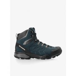 Buty trekkingowe męskie Scarpa ZG Trek GTX. Niebieskie buty trekkingowe męskie Scarpa, bez zapięcia, wspinaczkowe. Za 844.19 zł.