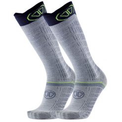 Skarpety narciarski doroslych Sidas Ski Merino Performance LV cienka grubosc. Niebieskie skarpetki męskie SIDAS, bez wzorów, ze skóry. Za 175.00 zł.
