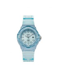Casio Zegarek Lady Translucent LRW-200HS-2EVEF Błękitny. Niebieskie, analogowe zegarki damskie Casio. Za 179.99 zł.