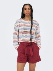 ONLY Sweter ze wzorem rozmiar: XS. Swetry klasyczne damskie Only, xs, bez kołnierzyka. Za 114.95 zł.