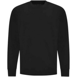 Damska Koszulka Z Długim Rękawem 100 Oversized Z Długim Rękawem. Białe bluzki damskie AWDIS, xl, bez wzorów, sportowe, bez kołnierzyka, bez ramiączek. Za 95.99 zł.