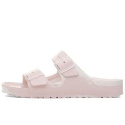 Kapcie Birkenstock Arizona Eva Damskie. Czerwone kapcie damskie Birkenstock, z materiału. Za 272.55 zł.