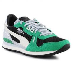 Buty do chodzenia męskie Puma Rx 737 Ac Milan. Zielone buty sportowe na co dzień męskie Puma, z materiału, bez zapięcia, trekkingowe. Za 512.00 zł.