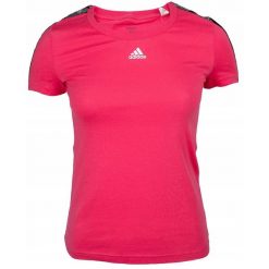 Adidas Koszulka Kobieta Essentials Tape Tee r.XXS. Czerwone t-shirty damskie Adidas, xxs, bez wzorów, z bawełny, bez kołnierzyka. Za 38.00 zł.