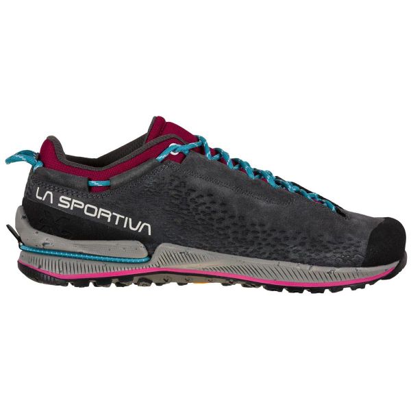 Buty podejściowe damskie La Sportiva TX2 Evo Leather. Szare obuwie trekkingowe damskie La Sportiva, na jesień. Za 744.35 zł.