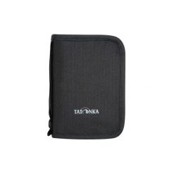Portfel Tatonka Travel Zip M RFID B - black. Czarne portfele damskie Tatonka, bez wzorów. Za 101.99 zł.