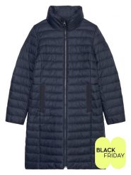 Marc O´Polo Płaszcz puchowy w kolorze granatowym rozmiar: 44. Niebieskie płaszcze damskie bez wzorów, z puchu. Za 479.76 zł.