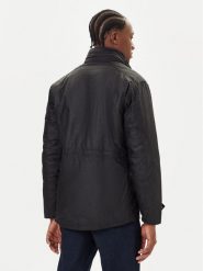 Barbour Kurtka przejściowa Sapper MWX0020BK71 Czarny Regular Fit. Czarne kurtki męskie Barbour, m, bez wzorów, z bawełny, bez kaptura. Za 1,609.00 zł.