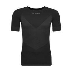 HUMMEL TERMOAKTYWNA koszulka męska z krótkim rękawem SEAMLESS. Czarne bielizna termoaktywna męska HUMMEL, m, bez ramiączek, do piłki nożnej. Za 78.00 zł.