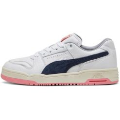 Buty sportowe Puma Slipstream Lo. Białe buty sportowe na co dzień damskie Puma, bez wzorów, ze skóry. W wyprzedaży za 290.00 zł.