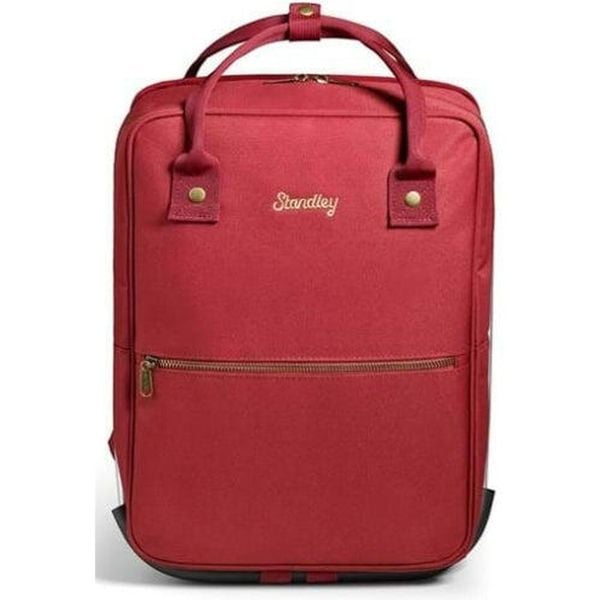 Plecak Standley Leanbag Czerwony - Trwały i Ergonomiczny Design. Czerwone plecaki damskie Stanley, bez wzorów. Za 174.99 zł.
