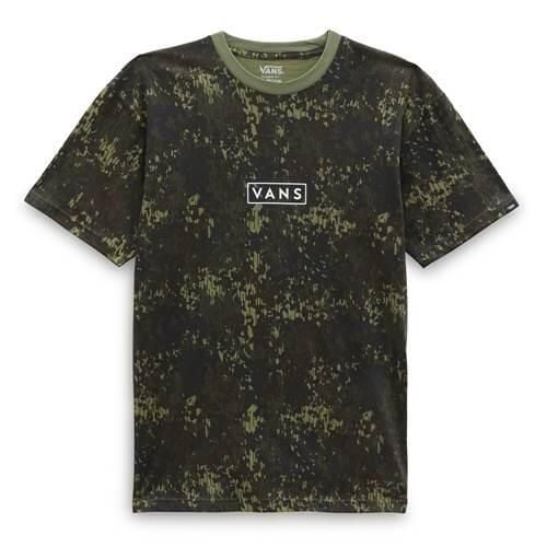 Koszulka sportowa męska Vans Classic Easy Box. Zielone t-shirty sportowe męskie Vans, m, bez ramiączek, trekkingowe. Za 266.00 zł.