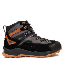 Trapery Big Star Shoes. Szare buty zimowe męskie BIG STAR SHOES, bez zapięcia. Za 449.99 zł.