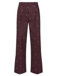 HUGO Spodnie materiałowe Haviri 50554419 Bordowy Relaxed Fit. Czerwone spodnie materiałowe damskie Hugo, bez wzorów, z materiału. Za 999.99 zł.