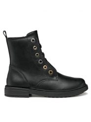 Geox Botki J Eclair J569QP 000BC C9999 S Czarny. Czarne botki dziewczęce Geox, bez wzorów, ze skóry, bez ramiączek. Za 239.99 zł.