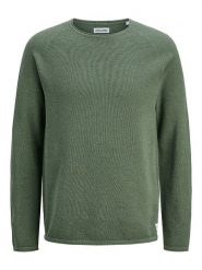 Jack & Jones Sweter "Hill" w kolorze zielonym rozmiar: XL. Zielone swetry męskie Jack & Jones, xl, bez wzorów, bez kołnierzyka. Za 86.99 zł.
