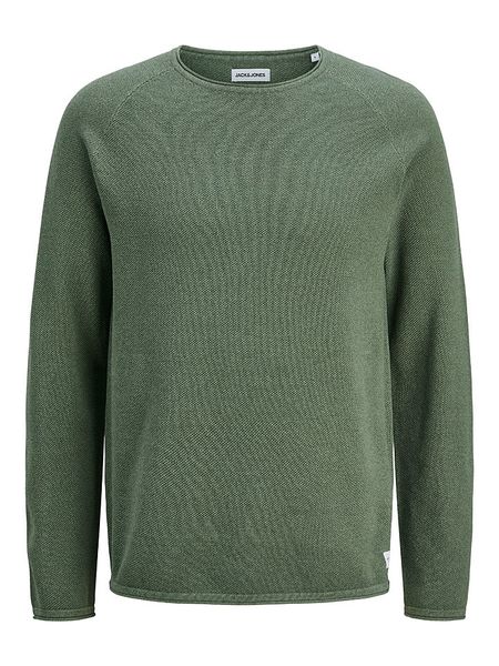 Jack & Jones Sweter "Hill" w kolorze zielonym rozmiar: M. Zielone swetry męskie Jack & Jones, m, bez wzorów, bez kołnierzyka. Za 110.29 zł.