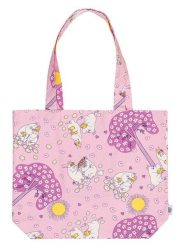 Moomin Shopper bag "Sweethearts" w kolorze jasnoróżowo-fioletowym - 36 x 44 cm rozmiar: onesize. Różowe shopper bag damskie Moomin, bez wzorów, z bawełny, na ramię, bez dodatków. Za 72.95 zł.